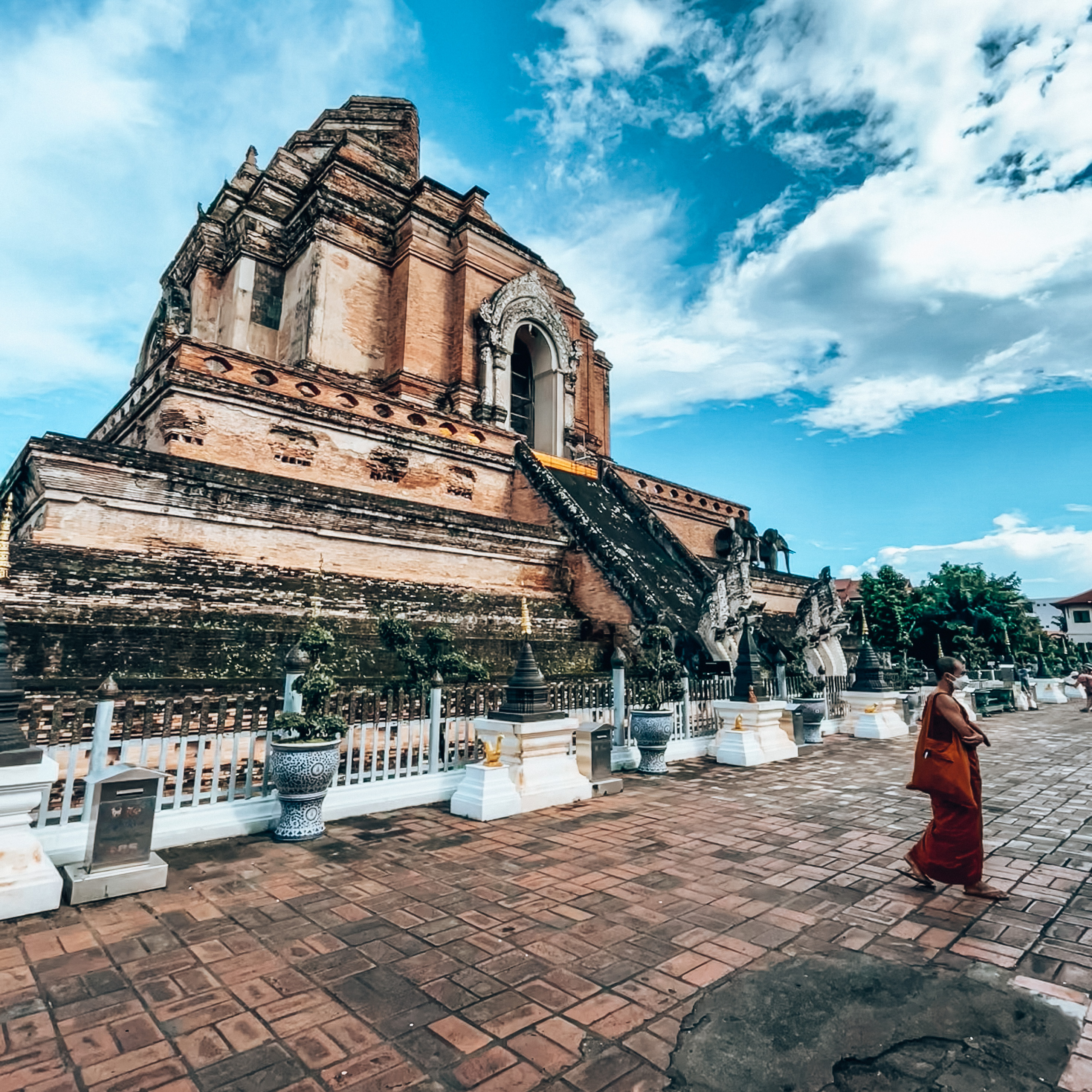 Twee weken Noord Thailand: Wat Chedi Luang