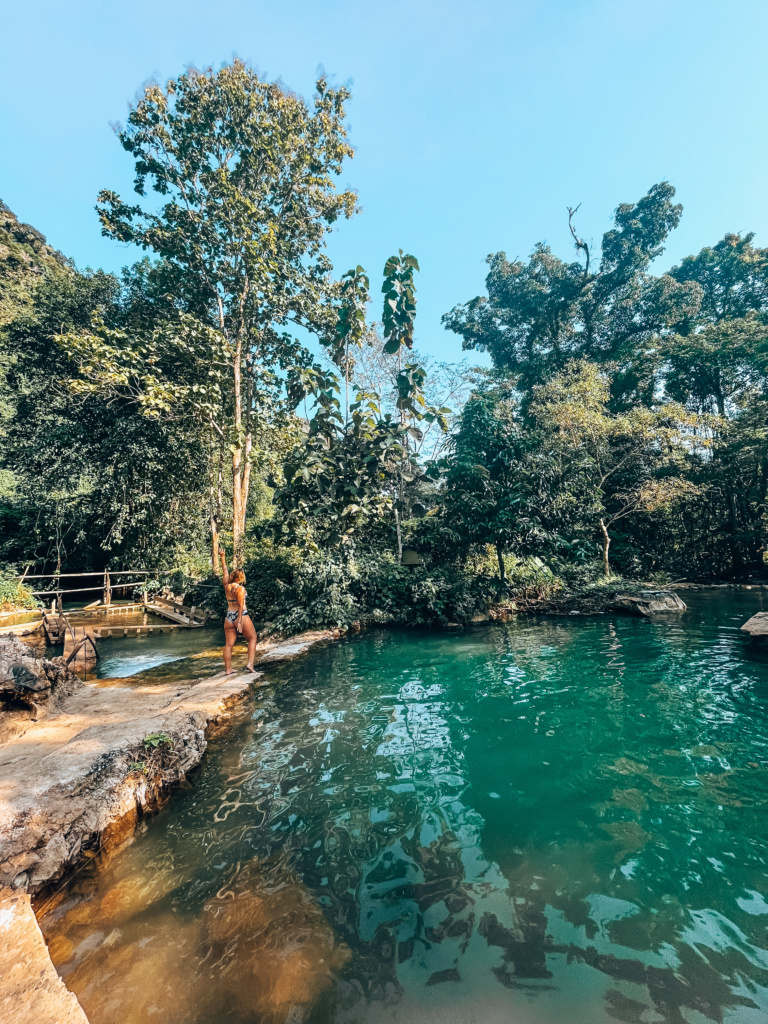 Wat te doen in Laos? Blue Lagoon 1